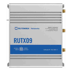 Teltonika | RUTX09 | Dual SIM 4G LTE-A Industrial CAT6 Cellular IoT Router