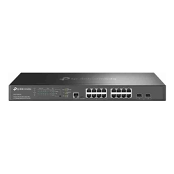 TP-Link SG3218XP-M2 | Omada 16 Port 2.5G and 2 Port 10GE SFP+ L2+ Managed Switch with 8 Port PoE+