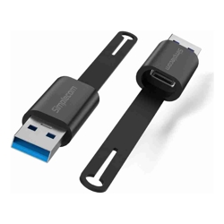 Simplecom CA132 USB-A Male to USB-C Female Adapter USB 3.2 Gen 2 Data  Charging Double-Side 10Gbps