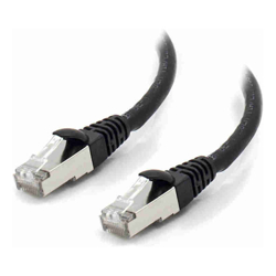 ALOGIC 2m Black 10G Shielded CAT6A LSZH Network Cable
