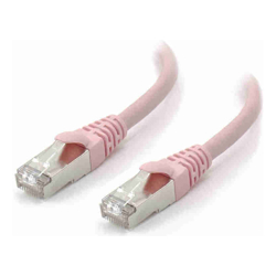 ALOGIC 3m Pink 10GbE Shielded CAT6A LSZH Network Cable