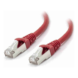 ALOGIC 0.3m Red 10GbE Shielded CAT6A LSZH  Network Cable
