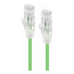 ALOGIC 0.30m Green Ultra Slim Cat6 Network Cable UTP 28AWG Series Alpha