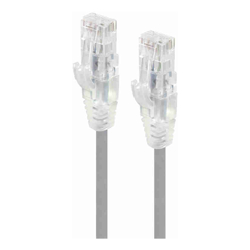 ALOGIC 0.30m Grey Ultra Slim Cat6 Network Cable UTP 28AWG Series Alpha