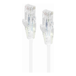 ALOGIC 2m White Ultra Slim Cat6 Network Cable UTP 28AWG Series Alpha