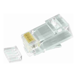 Serveredge RJ45 Cat6 Unshielded Plug Suitable for Solid &amp;amp;amp; Stranded Cables Pack of 10