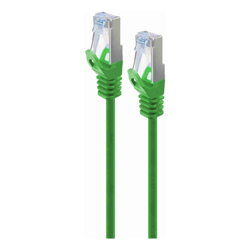 Serveredge 0.3m Green CAT6A Slim S/FTP network Cable