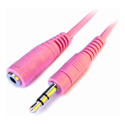 ALOGIC 0.5m PINK 3.5mm Stereo Audio Extension Cable Male to Female