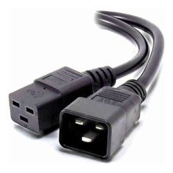 ALOGIC 2m IEC C19 to IEC C20 Power Extension Male to Female Cable