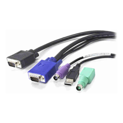 Serveredge 3m 3-in-1 KVM Cable PS2USB &amp;amp;amp; VGA Suitable for KR08VU &amp;amp;amp; KR16VU