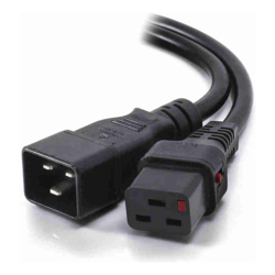ALOGIC IEC LOCK 1.5m IEC C19 to IEC C20 Power Extension Cord Male to Female