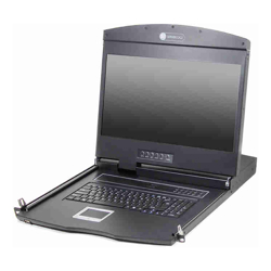 Serveredge 1-Port 19inch LCD KVM PS/2 USB VGA Includes 1 x Custom KVM Cables