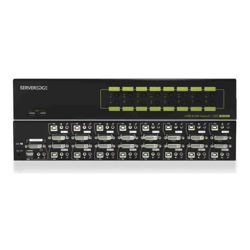 Serveredge 16-Port DVI USB KVM Combo Switch with Audio Mic &amp;amp;amp; USB Hub 2.0