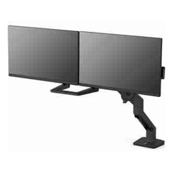 Ergotron HX DESK DUAL MONITOR ARM Matte BLACK