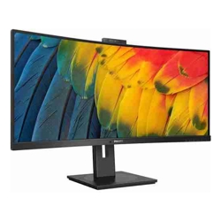Philips 34B1U5600CH 34&amp;amp;quot; WQHD 3440X1440 100HZ CURVED 21:9 W-LED MONITOR 4MS DP/HDMI/USB-C DOCKING BUILT-IN SPEAKERS 5.0MP WEBCAM WITH MIC KVM SWITCH HIGH ADJUSTABLE STAND VESA100X100 4 YEARS WARRANTY