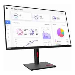 Lenovo ThinkVision T32p-30 31.5-inch WLED Backlit LCD Monitor UHD monitor with In-Plane Switching (IPS) Panel 3840 x 2160 (16:9) Height adjustable Tilt Swivel and Pivot Power Cable &amp;amp;amp; USB Type-C 3Yrs