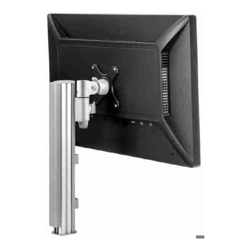 Atdec AWMS-1340 with Bolt-Through Desk Fixing Silver 400mm post with 130mm arm Single Monitor arm desk mount Displays up to 34&amp;amp;quot;