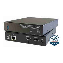 Matrox Maevex 7112H single-channel 4K60 AVC/H.264 video encoder.