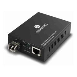 Serveredge Multi Mode Duplex Media Converter 10/100/1000 SFP Type LC Connector -550m