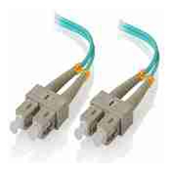 ALOGIC 0.5m SC-SC 10GbE Multi Mode Duplex LSZH Fibre Cable 50/125 OM3