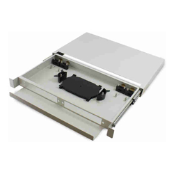 Serveredge 1RU Fibre Sliding Patch Panel with Splice Cassette  Splice Protector &amp;amp;amp; Mounting Kit 