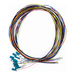 Serveredge LC Pigtail OS2-2M-12 Fibres (12 Colour)