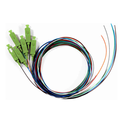 Serveredge SCA Pigtail OS2-2M-6 Fibres (6 Colour) 