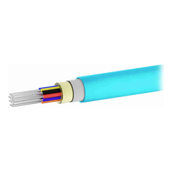 Serveredge 12 Core Indoor / Outdoor Riser Multimode OM3 Fibre Cable -Aqua  