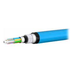 Serveredge 12 Core Loose Tube Gel Filled Rodent Resistant FRP Singlemode OS2 Fibre Cable-Blue