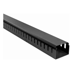 Serveredge 42RU METAL Single Sided Vertical Cable Manager for 4 Post &amp;amp;amp; 2 Post Racks Black colour