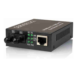 ALOGIC Serveredge 10/100Base-TX to 100Base-FX Multimode ST Fibre Media Converter (2km)