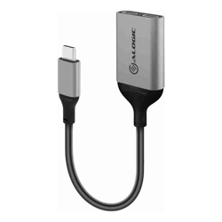 ALOGIC USB-C to USB-C Audio and USB-C Charging Adapter- Space Grey with 100W (20V/5A) Power Delivery Data and Audio 
