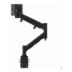 Atdec AWMS-HXB Fortis HD Dynamic Monitor Arm 6-16kg (13lb-35lb) Flat Screens 6kg-12kg (13lb-26.5lb) Curved Screens + F Clamp  Desk Fixing Black