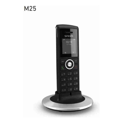 SNOM M25 Office Handset Colour Screen 75 Hours Standby Time 3.5mm Headset Jack  Multiple Language Support