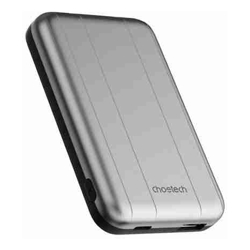 Choetech B655-SL 5000mAh Magnetic Wireless Power Bank 10W (Silver)