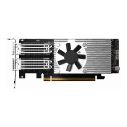 Qnap QXG-100G2SF-E810 Dual-port BASET 10GbE network expansion card; low-profile form factor; PCIe Gen3 x4(NEW)