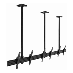 Atdec 3x1 ceiling menu board mount. Max weight per screen is 50kg