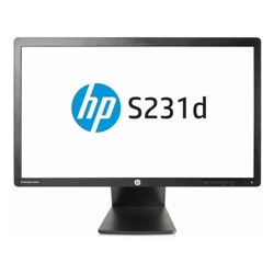 HP EliteDisplay S231d 23&amp;amp;quot; FHD IPS Monitor 1920x1080 DisplayPort VGA USB Hub RJ-45 Webcam &amp;amp;amp; Microphone Height Adjustable Stand 12 Mth Wty (Refurbished)