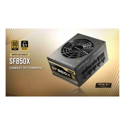 Antec SFX 850w 80+ Gold Fully-Modular ATX 3.1 PCI-E 5.1 92mm Silent Fan Japanese Caps Zero RPM Compact Power Supply PSU7 Years Warranty 2024