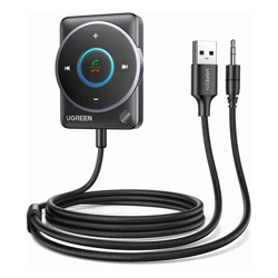 UGREEN 35002 Bluetooth 5.4 Aux Car Adapter (Enhanced Connection &amp;amp;amp; Noise Cancellation)