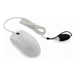 Seal Shield Seal Storm Waterproof Wired Mouse White Medical Grade Washable