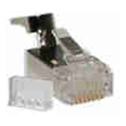 4Cabling RJ45 CAT6 Solid 8P8C 23AWG Shielded Crimp Plug | 50 Pack