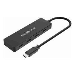 Simplecom CH384 USB-C to 4-Port USB-C Data Hub USB 3.2 Gen 2 10Gbps 