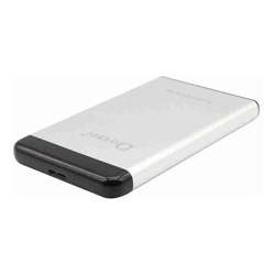 Just You PC Oxhorn USB 3.0 USAP 2.5&amp;amp;quot; SATA HDD SSD Enclosure Silver USB3.0 Cable (included) 2YR WTY