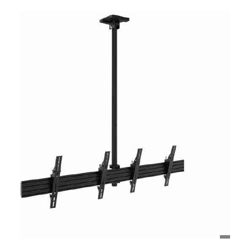 Atdec 2x1 ceiling menu board mount single pole 1.75m rail tilting angle. Max load per display: 25kg