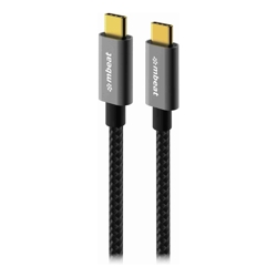 mbeat Tough Link 1.8m USB 3.2 Gen2 USB-C Cable Space Grey transfer at speeds up to 10Gbps Video Resolution: Maximum 4K/60Hz
