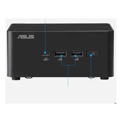 Asus NUC 14 PRO/ Revel Canyon/ RPL-R 28W (C3 100U)/ Slim Kit(L6) No Cord requires AC06C05AU