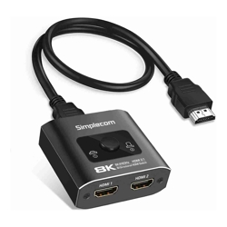 Simplecom CM302v2 Bi-Directional 2 Way HDMI 2.1 Switch Selector 8K@60Hz 