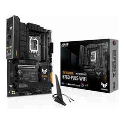Asus TUF GAMING B760-PLUS WIFI-D5 ATX Intel LGA 1700 4xDDR5 3xM.2+4xSATA 6Gb/s RAID 4xPCIe1xHDMI 1xDP GbE LAN Wireless AX+Bluetooth 1xUSB-C 4xUSB3.0 1xUSB2.0 AuraSync 3 Year Warranty