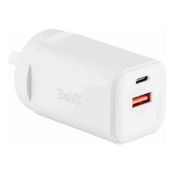 3Sixt Wall Charger GaN 65W USB-C PD + 2.4A W